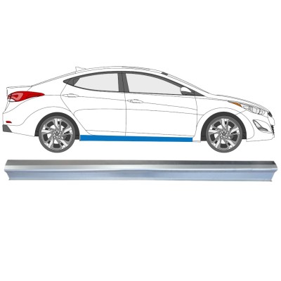 Reparatie dorpel voor Hyundai Elantra 2010-2015 / Rechts 14933