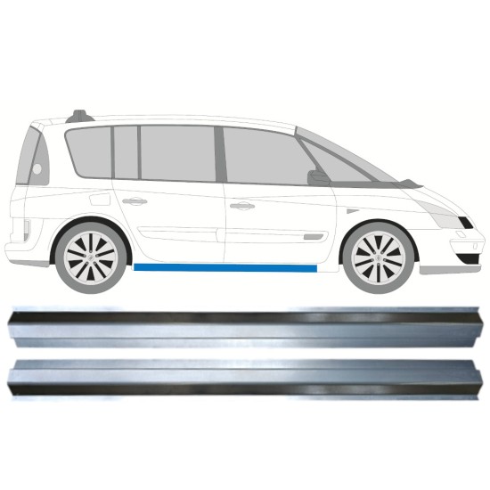 Reparatie dorpel onderste deel voor Renault Espace 2002-2015 / Links + Rechts / Set 14987