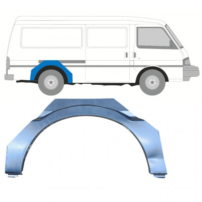 Reparatiepaneel achterspatbord voor Mazda E-serie 1984-1998 / Rechts 11031