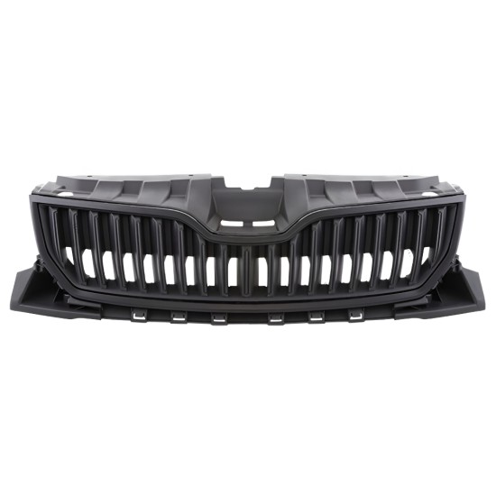 Zwarte grill voor Skoda Fabia 2014-2018 / Set 7544