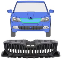 Zwarte grill voor Skoda Fabia 2014-2018 / Set 7544