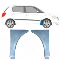 Reparatiepaneel voorspatbord voor Skoda Fabia 2007-2015 / Links + Rechts / Set 10272