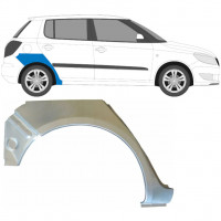 Reparatiepaneel achterspatbord voor Skoda Fabia 2007-2015 / Rechts 6998