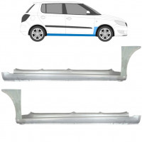 Reparatiepaneel dorpel + voorste spatbord voor Skoda Fabia 2007-2015 11172