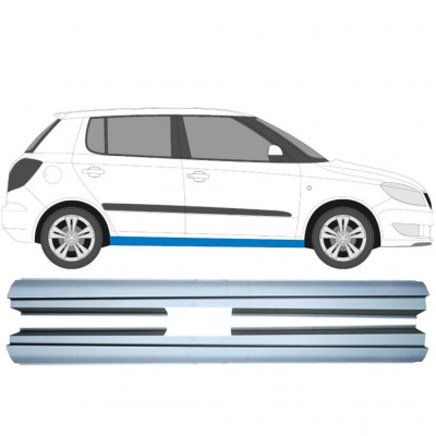 Reparatie dorpel voor Skoda Fabia 2007-2015 / Links + Rechts / Set 10615