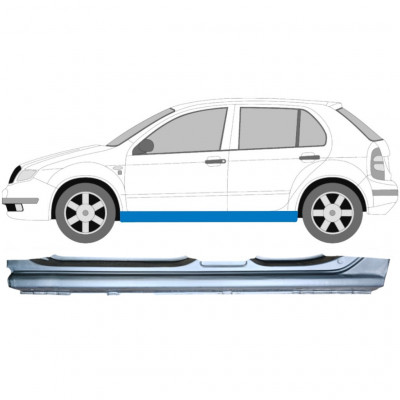 Volledige dorpel voor Skoda Fabia 1999-2007 / Links 5072