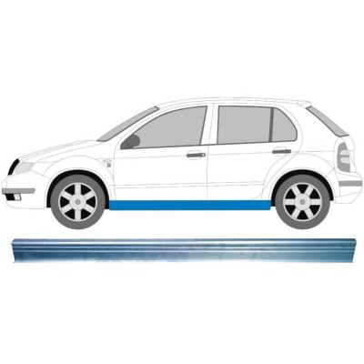 Reparatie dorpel voor Skoda Fabia I 1999-2007 / Links 15732