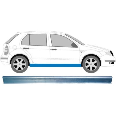 Reparatie dorpel voor Skoda Fabia I 1999-2007 / Rechts 15731