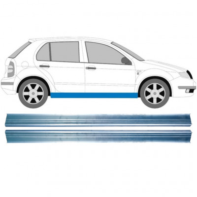 Reparatie dorpel voor Skoda Fabia 1999-2007 / Links + Rechts 9543