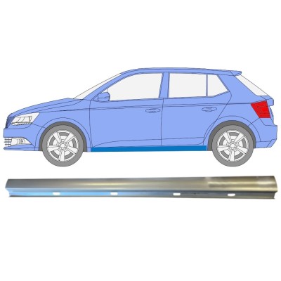 Reparatie dorpel onderste deel voor Skoda Fabia 2014- / Links 14816
