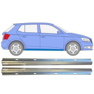Reparatie dorpel onderste deel voor Skoda Fabia 2014- / Links + Rechts / Set 14817