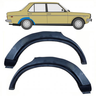 Reparatiepaneel achterspatbord voor Fiat 131 1972-1986 / Links + Rechts / Set 10723