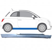 Reparatiepaneel dorpel met gaten voor Fiat 500 2007-2018 / Rechts 12679