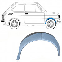 Binnen reparatiepaneel voorste spatbord voor Fiat 126p 1972-1978 / Rechts 10215