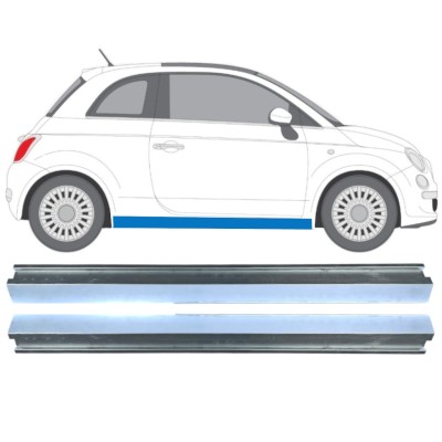 Reparatie dorpel onderste deel voor Fiat 500 2007-2018 / Links + Rechts / Set 16070