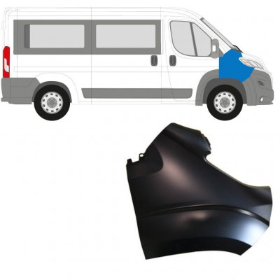 Voorste spatbord voor Fiat Ducato 2014- / Rechts 7426