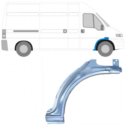 Reparatiepaneel voorste spatbord voor Fiat Ducato Boxer Relay 1994-2006 / Rechts 5565