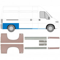 Reparatiepaneel dorpel + achterspatbord voor Zestaw Ducato Boxer Relay Jumper 1994-2006 / Set 5594