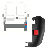 Achterbumper hoek voor Fiat Ducato 2002-2006 / Rechts 7713