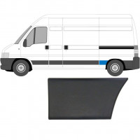Achterste zijlijst sierlijst voor Fiat Ducato Boxer Relay 2002-2006 / Links 5142