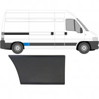 Achterste zijlijst sierlijst voor Fiat Ducato Boxer Relay 2002-2006 / Rechts 5145