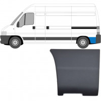 Zijlijst sierlijst achterspatbord voor Fiat Ducato Boxer Relay 2002- / Links 5139