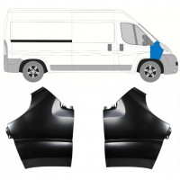 Voorste spatbord voor Fiat Ducato 2006-2014 / Links + Rechts / Set 10045