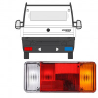 Achterlicht voor Fiat Ducato Boxer Relay 2006-2012 / Rechts 9003