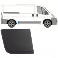Achterste zijlijst sierlijst voor Fiat Ducato 2006- / Rechts 9019