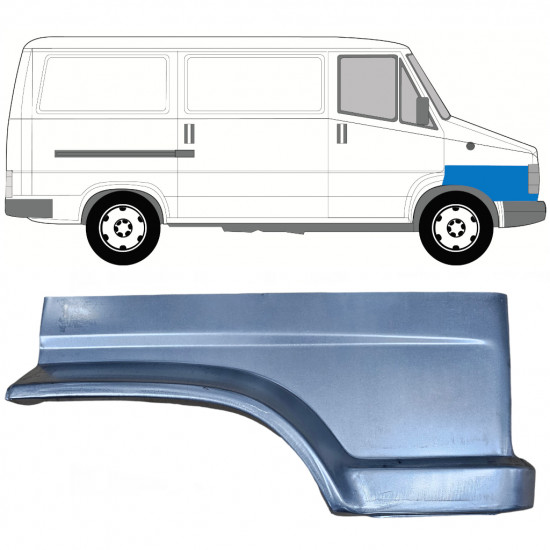Reparatiepaneel voorspatbord voor Fiat Ducato / C25 / J5 1981-1990 / Rechts 7749