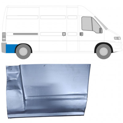 FIAT DUCATO BOXER RELAY 1994-2006 REPARATIE PANEEL ACHTER ACHTER ZIJDE WIEL / RECHTS