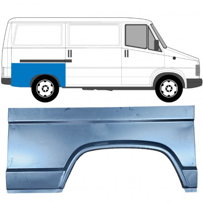 Reparatiepaneel achterspatbord voor Fiat Ducato / C25 / J5 1981-1994 / Rechts 6515