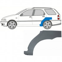 Reparatiepaneel achterspatbord voor Fiat Palio Weekend 1997-2001 / Links 8086