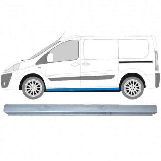 FIAT SCUDO DISPATCH EXPERT 2007- DORPEL REPARATIEPANEEL / LINKS