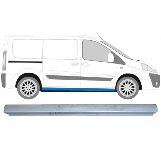 FIAT SCUDO DISPATCH EXPERT 2007- DORPEL REPARATIEPANEEL / RECHTS