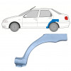 Reparatiepaneel achterspatbord