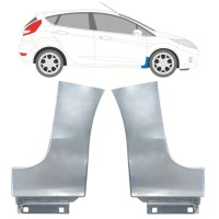 Reparatiepaneel voorspatbord voor Ford Fiesta 2008-2017 / Links + Rechts / Set 15779