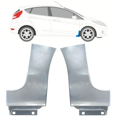 Reparatiepaneel voorspatbord voor Ford Fiesta 2008-2017 / Links + Rechts / Set 15779