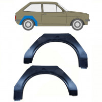 Reparatiepaneel achterspatbord voor Ford Fiesta 1976-1983 / Links + Rechts / Set 10735