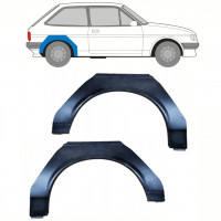 Reparatiepaneel achterspatbord voor Ford Fiesta 1983-1989 / Links + Rechts / Set 10373