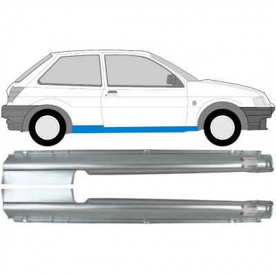 Volledige dorpel voor Ford Fiesta 1989-1995 / Links + Rechts / Set 10508