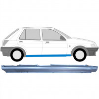 Volledige dorpel voor Ford Fiesta 1989-1995 / Rechts 6567