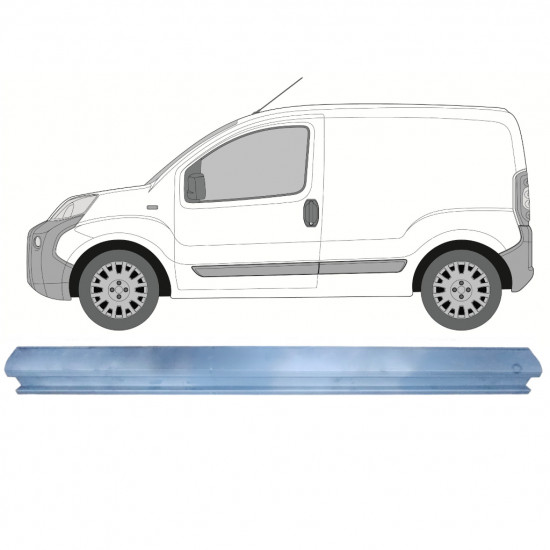 Reparatie dorpel voor Fiat Fiorino 2007- / Links 7825