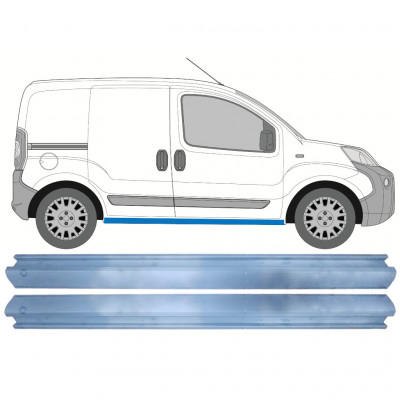 Reparatie dorpel voor Fiat Fiorino 2007- / Links + Rechts / Set 10488