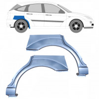 Reparatiepaneel achterspatbord voor Ford Focus 1998-2007 / Links + Rechts / Set 6289