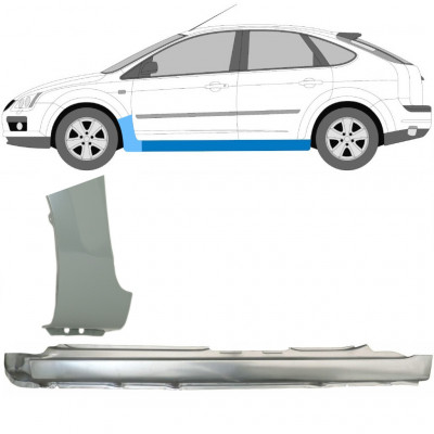 FORD FOCUS 2004-2011 VOL DORPEL REPARATIEPANEEL + VOORSPATBORD REPARATIEPANEEL / LINKS