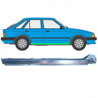 Volledige dorpel voor Ford Escort 1980-1986 / Rechts 7818