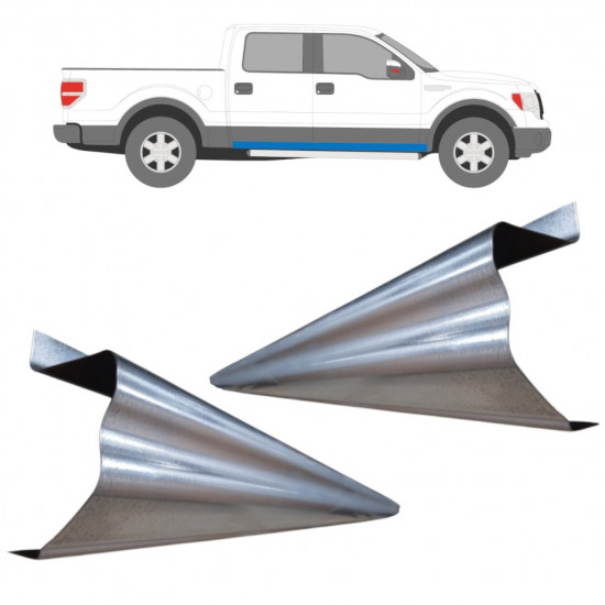 Binnenste reparatie dorpel voor Ford F-150 2008-2014 / Links = Rechts (symmetrisch) / Set 11753