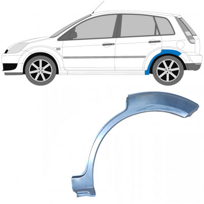 Reparatiepaneel achterspatbord voor Ford Fiesta 2002-2008 / Links 8906