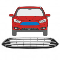 Verchroomde grill voor Ford Focus 2010-2018 7489
